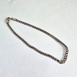 Vintage Milor Sterling Silver Bracelet Curb Chain Link 925 Minimalist Italy